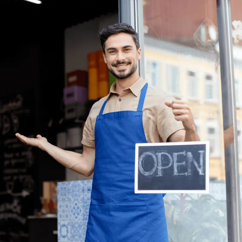 Business loans given to happy owner